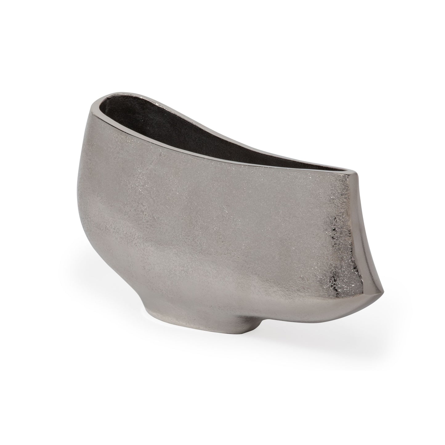 7" Nickel Aluminum Table Vase