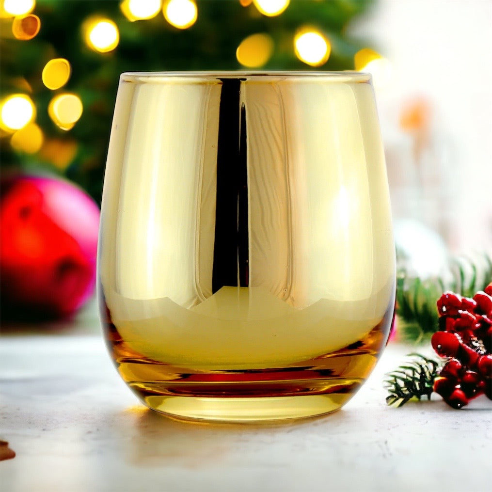 Holiday Nog Christmas Gold Candle Home Decor